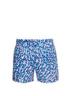 Matchesfashion.com Frescobol Carioca - Kurumi Tailored Swim Shorts - Mens - Blue Multi