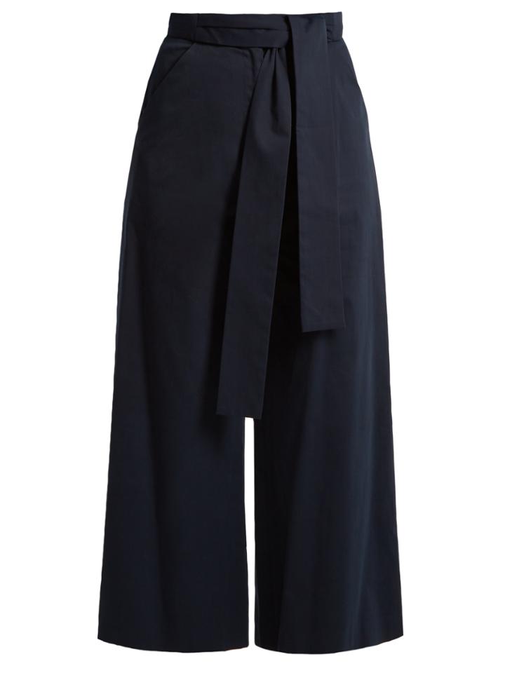 Saloni Elma Stretch-cotton Culottes