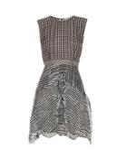 Preen By Thornton Bregazzi Ellie Silk-georgette Gingham Dress
