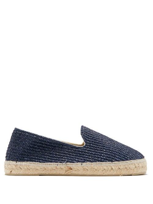 Matchesfashion.com Maneb - Yucatan Woven-raffia Espadrilles - Mens - Blue