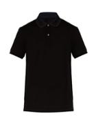 Matchesfashion.com Paul Smith - Striped Collar Polo Shirt - Mens - Black