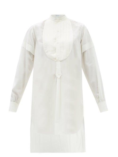 Raey - Bib-front Cotton Shirt - Womens - White
