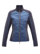 Matchesfashion.com Toni Sailer - Aina Quilted-panel Technical Mid-layer Jacket - Womens - Dark Blue