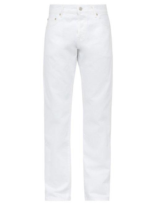 Matchesfashion.com Officine Gnrale - New Five Pocket Straight Leg Jeans - Mens - White