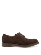 Matchesfashion.com Cheaney - Avon Suede Brogue Derby Shoes - Mens - Brown