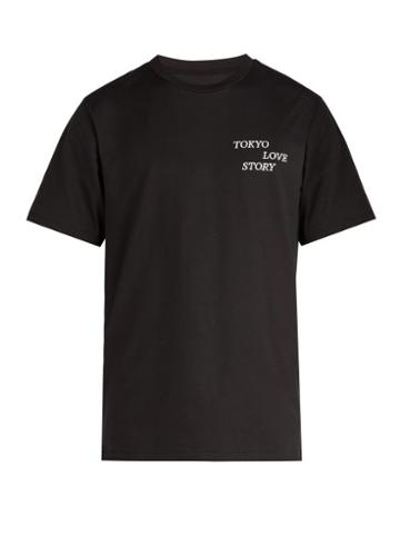 Matchesfashion.com Rag & Bone - Tokyo Love Story Cotton T Shirt - Mens - Black