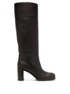 Matchesfashion.com Christian Louboutin - Kari 70 Leather Knee High Boots - Womens - Black