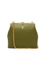 Matchesfashion.com Mark Cross - Susanna Gold-plated Leather Clutch Bag - Womens - Khaki Multi