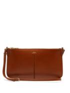 Ladies Bags A.p.c. - Betty Leather Shoulder Bag - Womens - Tan