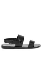 Matchesfashion.com Lvaro - Alexander Triple-strap Leather Sandals - Mens - Black