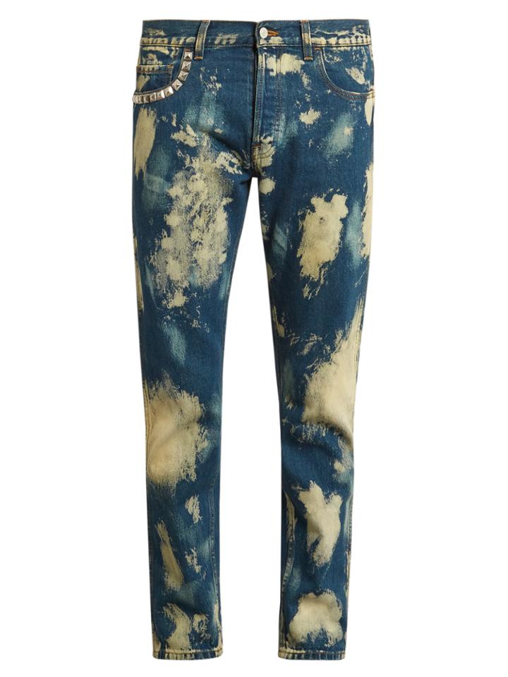 Gucci Bleached Slim-fit Jeans
