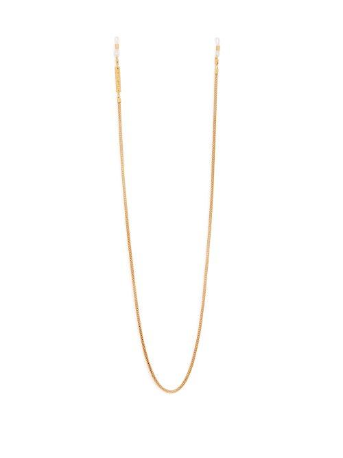 Matchesfashion.com Frame Chain - Matte Gold Plated Glasses Chain - Womens - Gold