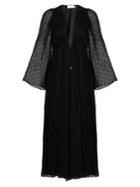 Zimmermann Gossamer Polka-dot Embroidered Silk Jumpsuit