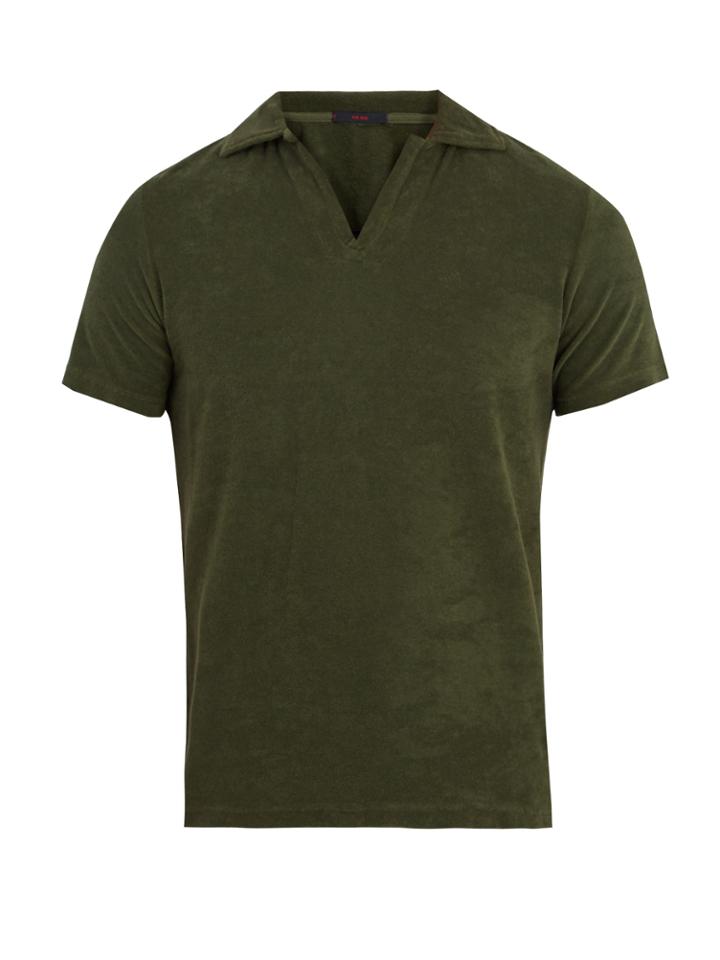 The Gigi Terry-towelling Cotton Polo Shirt