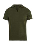 The Gigi Terry-towelling Cotton Polo Shirt