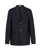 Jil Sander Exposed-seam Panelled Wool And Mohair-blend Blazer