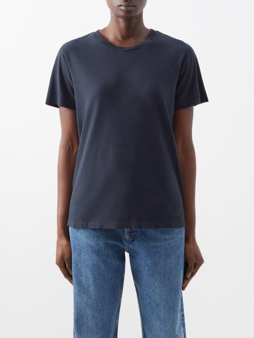 Agolde - Rena Cotton T-shirt - Womens - Black