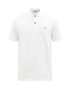 Stone Island - Logo-patch Cotton-piqu Polo Shirt - Mens - White