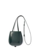 Lemaire - Tacco Small Moulded Leather Cross-body Bag - Womens - Dark Green