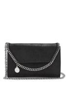 Matchesfashion.com Stella Mccartney - New Falabella Mini Faux-suede Shoulder Bag - Womens - Black