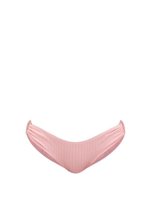 Melissa Odabash - Evita Ring Low-rise Bikini Bottoms - Womens - Blush
