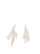 Matchesfashion.com Albus Lumen - Mismatched Pearl & Gold-plated Stud Earrings - Womens - Pearl