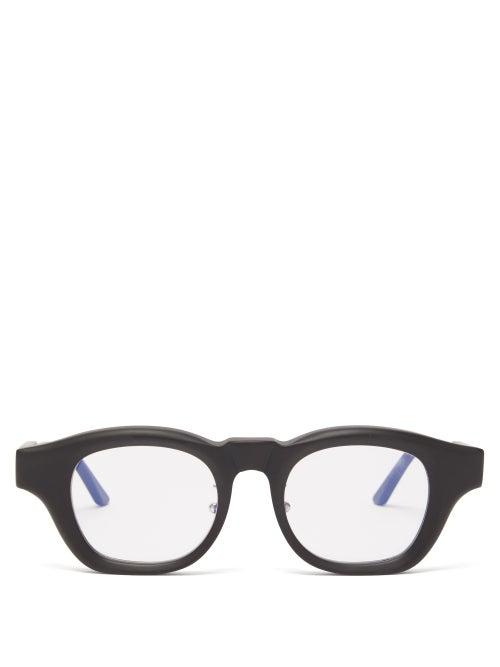 Kuboraum - L3 Square Acetate Glasses - Mens - Black