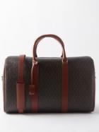 Saint Laurent - Le Monogramme 48h Coated-canvas Holdall - Mens - Brown Multi
