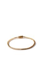 Matchesfashion.com Lizzie Mandler - Othello Diamond & 18kt Gold Tennis Bracelet - Womens - Yellow Gold