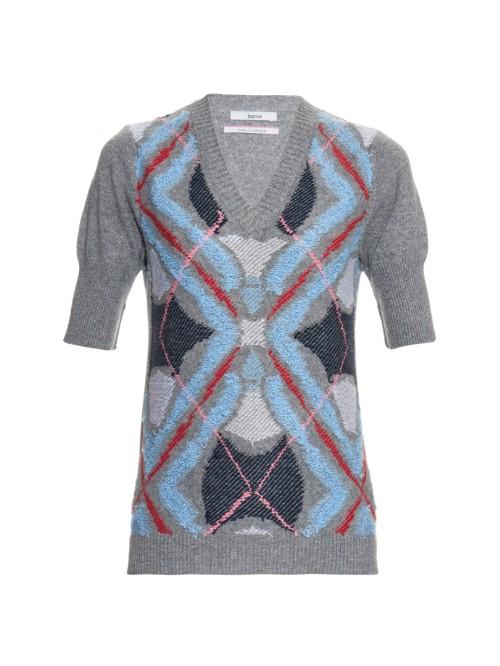 Barrie Viber Argyll Cashmere Sweater