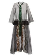 Toga Sequin And Ruffle-embellished Tulle Dress