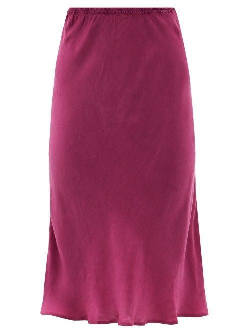 Matchesfashion.com Mes Demoiselles - Passive Midi Skirt - Womens - Pink