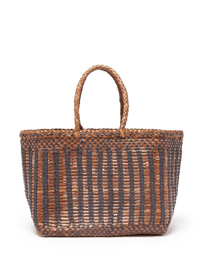 Dragon Diffusion Cannage Lizard Woven Leather Bag