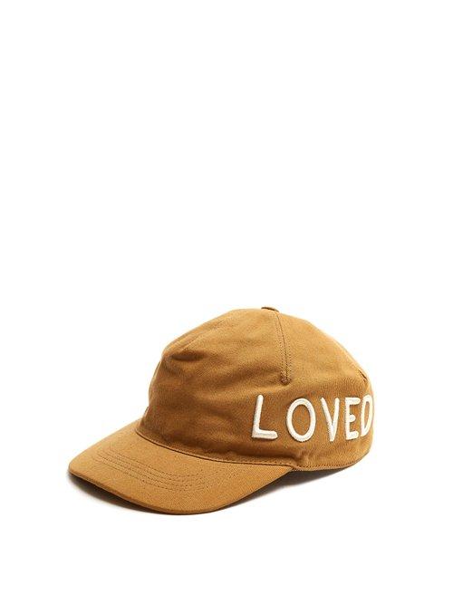 Matchesfashion.com Gucci - Logo Embroidered Cotton Cap - Mens - Khaki