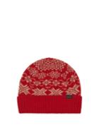 Paul Smith - Fair Isle-patterned Wool Beanie Hat - Mens - Red