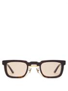 Matchesfashion.com Kuboraum - Square Tortoiseshell Acetate Sunglasses - Mens - Tortoiseshell