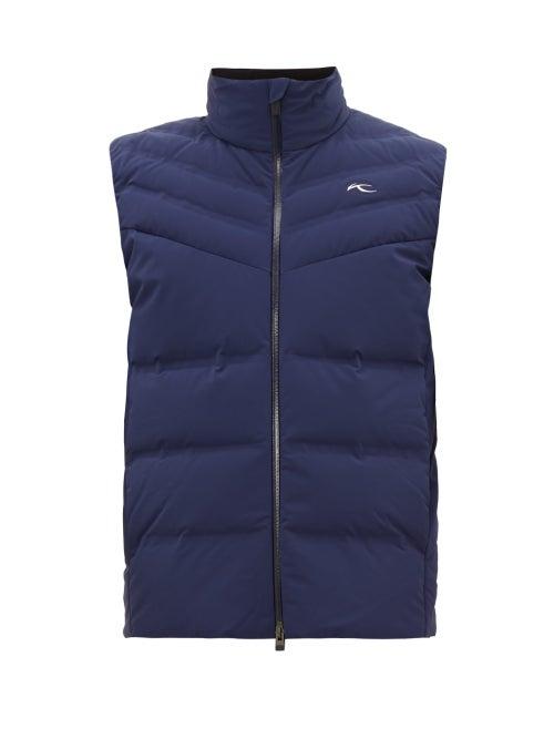 Matchesfashion.com Kjus - Corviglia Padded Down Vest - Mens - Navy