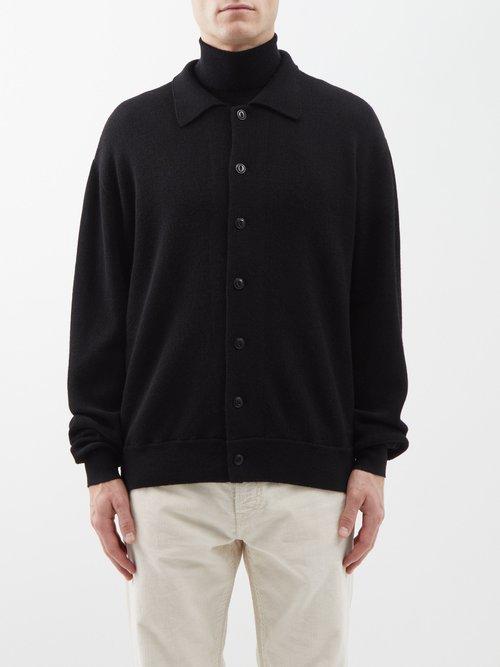 Ymc - Rat Pack Merino Cardigan - Mens - Black