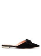 Matchesfashion.com Rochas - Velvet Slipper Shoes - Womens - Black