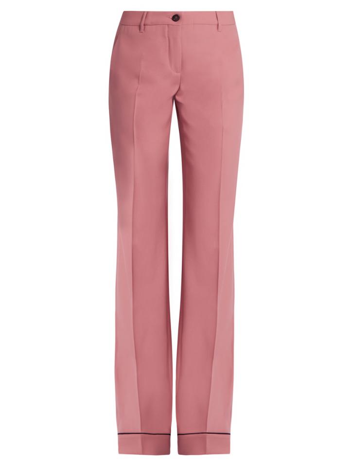 Miu Miu Wide-leg Stretch-wool Trousers