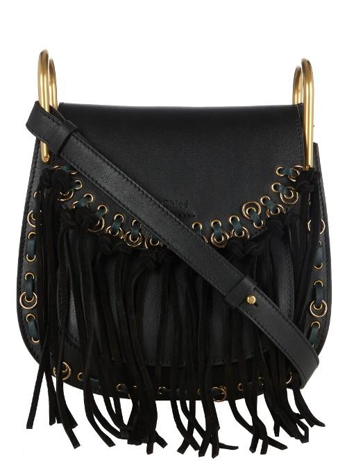Chloé Hudson Small Suede-tassel Leather Cross-body Bag
