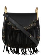 Chloé Hudson Small Suede-tassel Leather Cross-body Bag