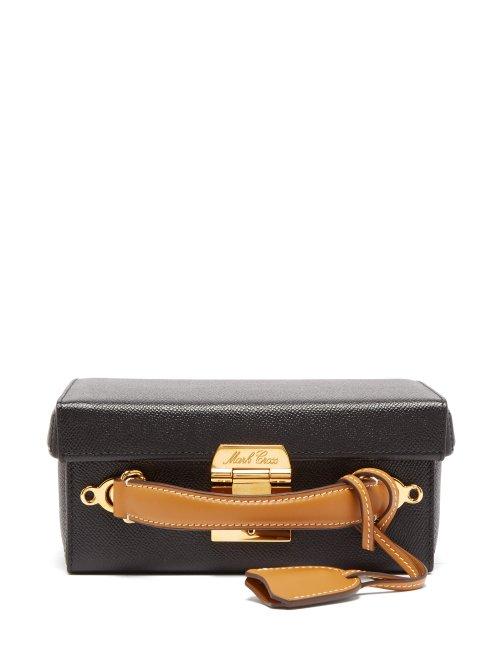 Matchesfashion.com Mark Cross - Grace Small Leather Cross Body Bag - Womens - Black Tan