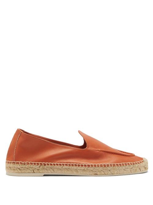 Matchesfashion.com Hereu - Senyor Leather Espadrilles - Mens - Orange