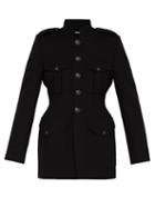 Matchesfashion.com Balenciaga - 3d Officer Wool Twill Jacket - Mens - Black