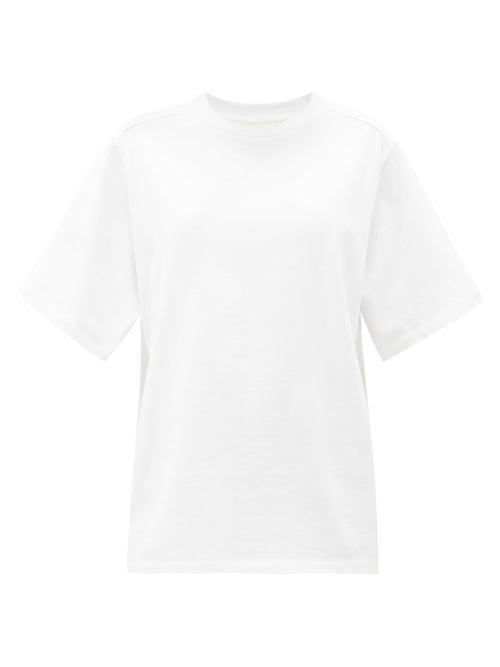 Matchesfashion.com The Row - Aprila Cotton-jersey T-shirt - Womens - Ivory