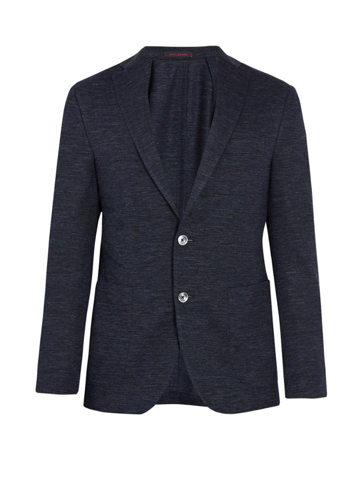 The Gigi Degas Single-breasted Linen-blend Blazer