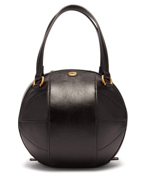 Matchesfashion.com Gucci - Tifosa Football Small Leather Handbag - Mens - Black