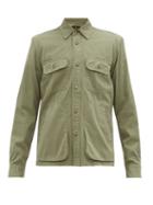 Matchesfashion.com Belstaff - Arbor Cotton-twill Jacket - Mens - Khaki
