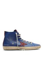 Golden Goose Deluxe Brand Francy High-top Coated-canvas Trainers